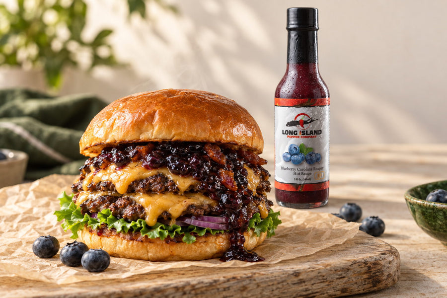 Blueberry Reaper Bacon Jam Burger
