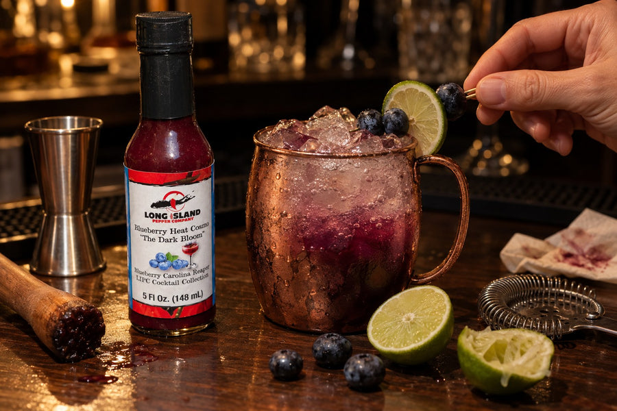 The Dark Bloom Spicy Blueberry Mule