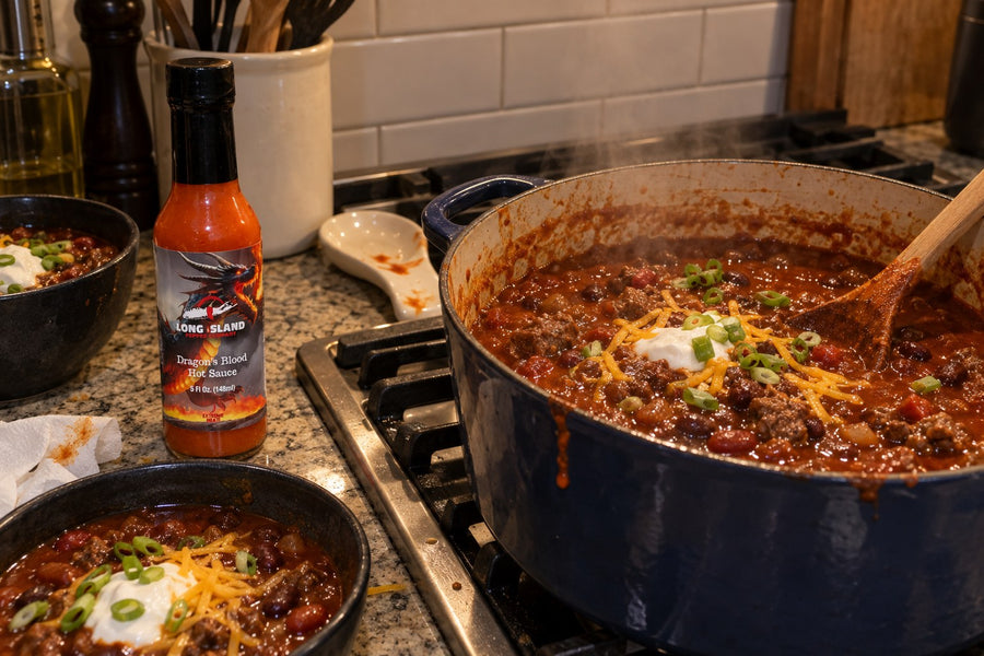 Dragon's Blood Beef Chili