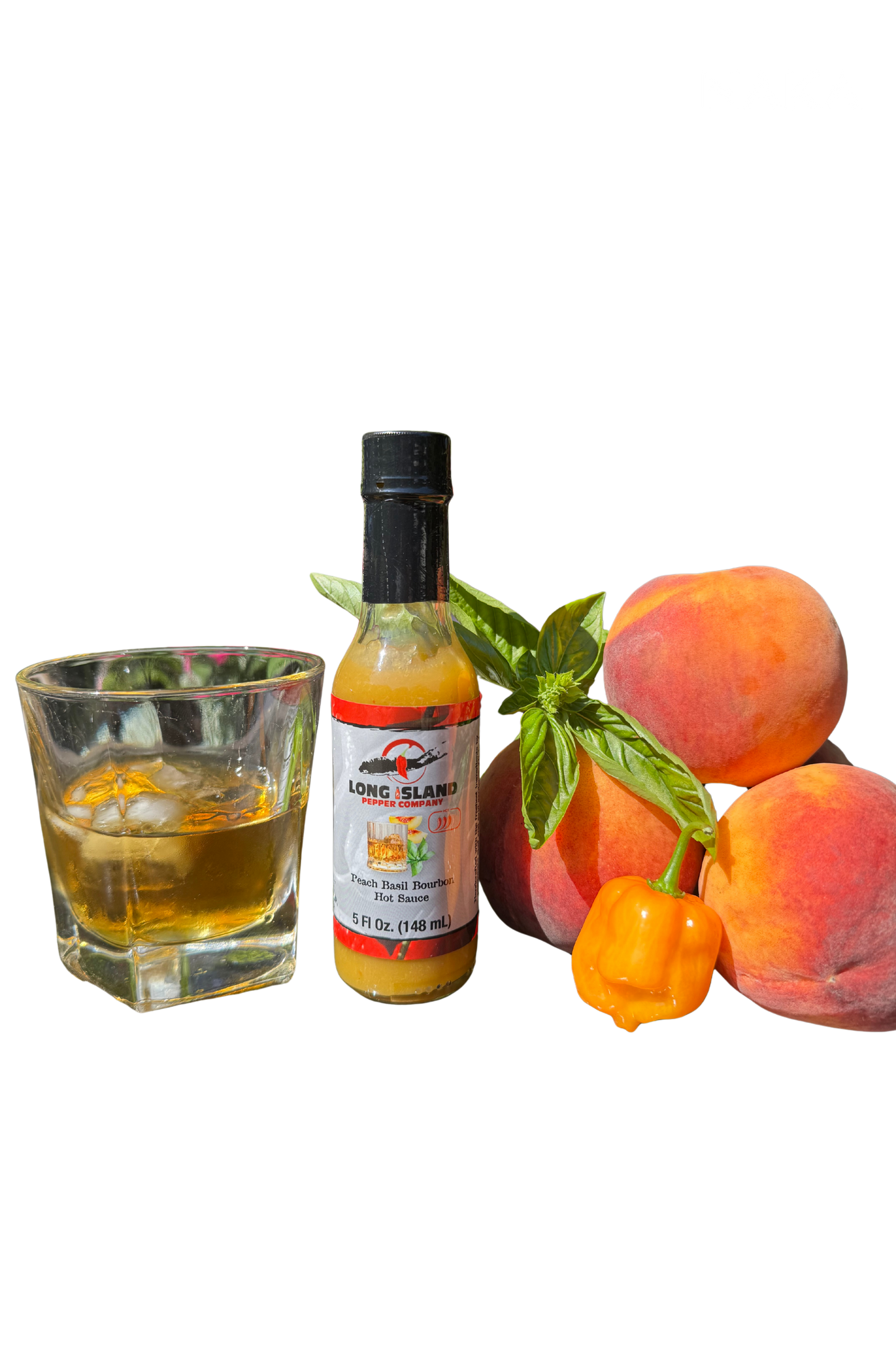 Peach Basil Bourbon